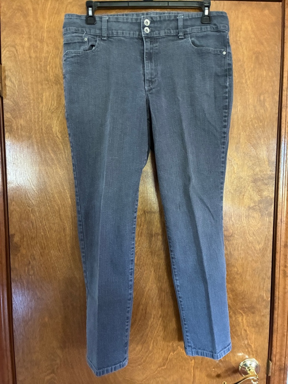 Style & Co. Skinny Jeans in Dark Gray Wash